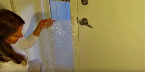 Remove the shutters and apply a waterproof silicone to the holes. DIY Window Insulation - Bubble Wrap Window Insulation