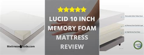 In this review, we'll be looking at the lucid 3 inch gel memory foam mattress topper. LUCID 10 Inch Memory Foam Mattress Review