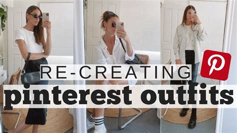 Recreating Pinterest Outfits Pinterest Outfit Ideas Youtube