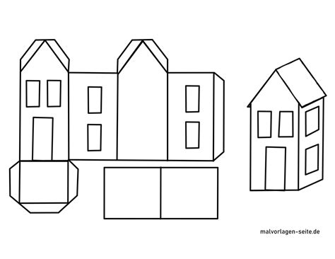 Papierhaus basteln ganz einfach bastelbogen haus zum ausdrucken kostenlos hochhaus basteln | dansenfeesten kleines haus basteln. Papierhaus Basteln - kfzversicherungonline.info