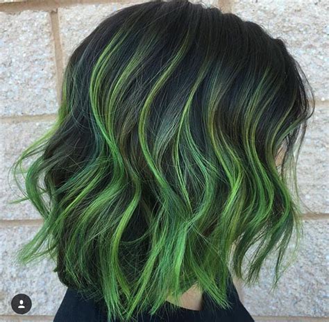 Pin By Charlotte T On H A I R P O R N Dark Green Hair Green Hair
