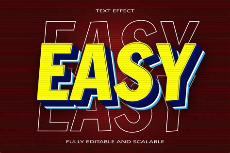 Easy Editable Text Effect Graphic By Maulida Graphics · Creative Fabrica