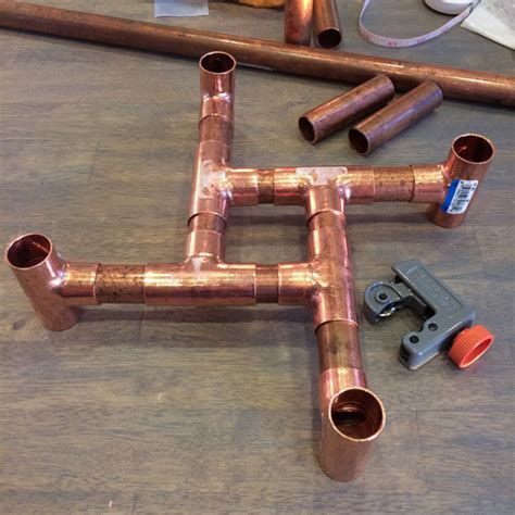 Copper Pipe Plant Stand Kreating Homes