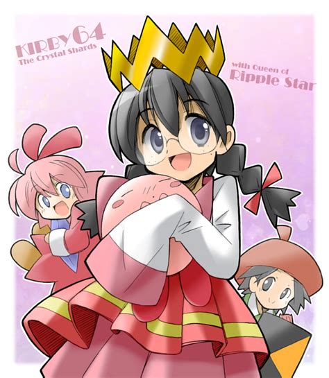 Kirby Adeleine Ribbon And Ripple Star Queen Kirby And 1 More Drawn