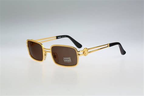 Gianni Versace Mod S53 Col 030 Vintage Sunglasses Nos 90s Unique