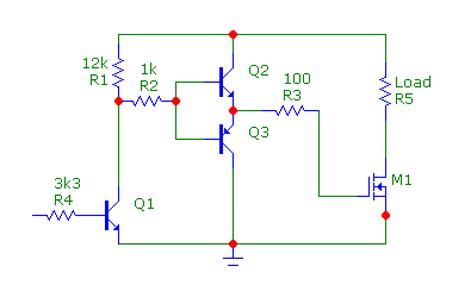 Transistors Mosfet Driver Base And Gate Resistors And Other Input