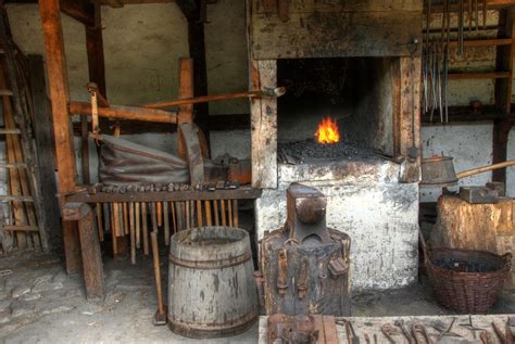 Blacksmith Bellows Forge Blacksmith Forge Blacksmithing Blacksmith Shop