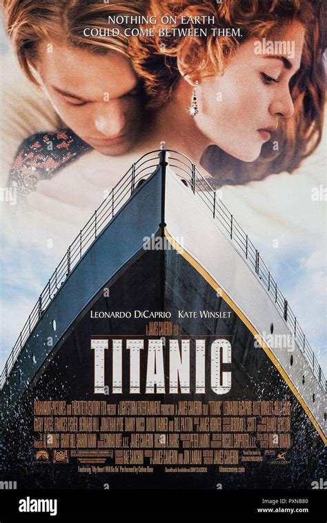Titanic Original Movie Poster Stock Photo Alamy