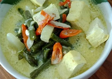 Resep sayur lodeh tanpa santan. Resep Sayur Santan Tahu oleh Cicilia Yustina Salamony ...