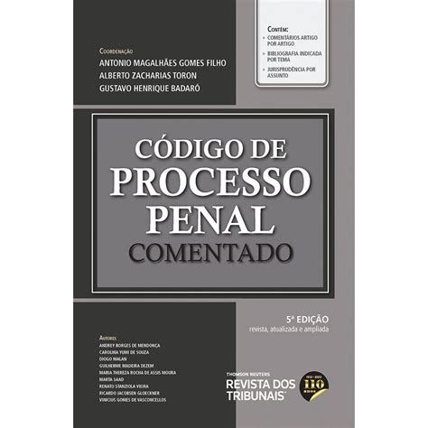 Código De Processo Penal Comentado Pdf