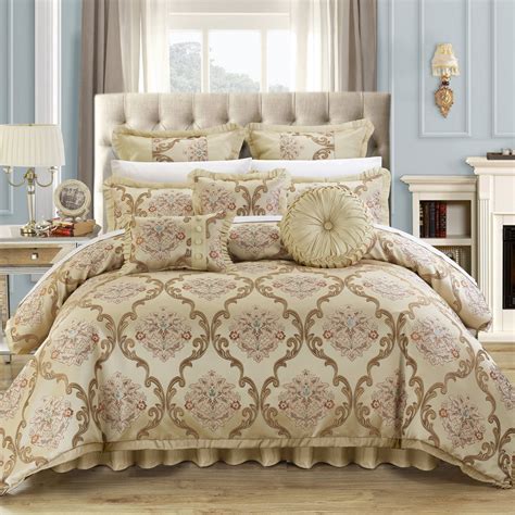 Jcpenney comforter set king 4pcs red farmhouse floral blue country. Chic Home Aubrey 9 Piece Comforter Set & Reviews | Wayfair