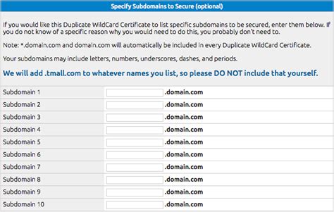 Honestly, the most expensive wildcard ssl in the world. Combining Wildcard Certificates And SANs | DigiCert.com