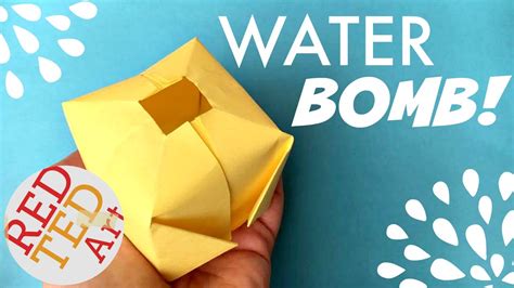 Easy Origami Water Bomb Diy Aka Paper Balloon Fun Origami For
