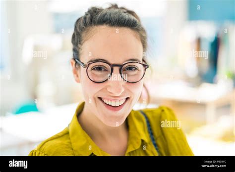 Happy Wearing Glasses Hi Res Stock Photography And Images Alamy