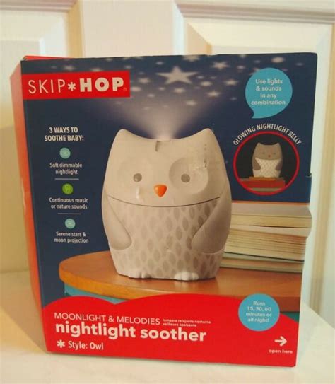 Skip Hop Moonlight And Melodies Nightlight Baby Sleep Soother Owl