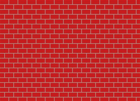 Red Brick Background Cartoon Cartoon Brick Wall Stock Vector Illustration 79588576