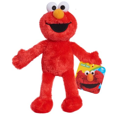 Sesame Street Friends 8 Inch Elmo Sustainable Plush Stuffed Animal