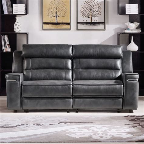 This leather recliner sofa from mainstays offers you a contemporary furniture design with a rich finish. Reviews for Duncan Leather Dual Reclining Loveseat ...