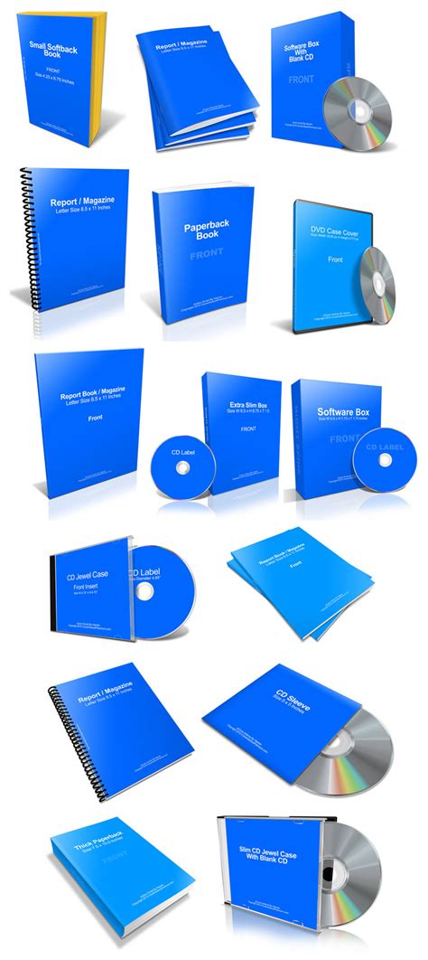 Photoshop Cover Actions BASIC Pack Marketing Graphics Grafix Bank