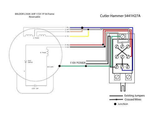 Baldor Single Phase Motor Wiring Diagram With Capacitor Wiring Baldor