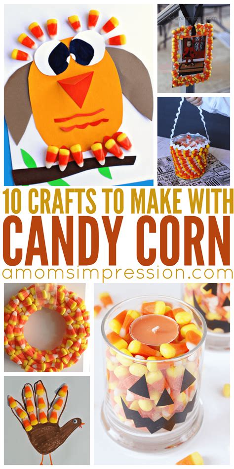 10 Amazing Candy Corn Crafts For Kids A Moms Impression Recipes