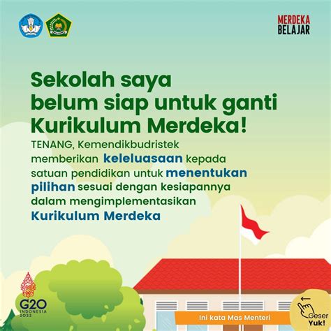 Implementasi Kurikulum Merdeka Memberikan Tiga Pilihan Pada Satuan Pendidikan