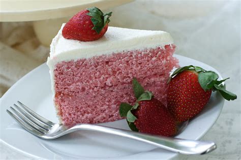 Place in refrigerator and let partly jell. Strawberry Cake from Scratch - 99easyrecipes