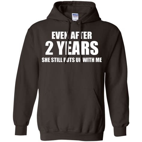 2 Year Anniversary Shirt Funny Relationship Ts For Him Shirt Design Online