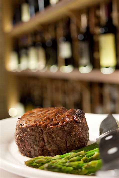 Filet Mignon and Fresh Asparagus http://www.mahoganyprimesteakhouse.com