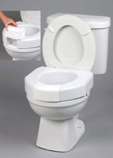 Removable Front Elevated Toilet Seat With Closed Front Option