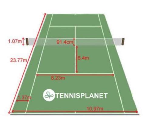 However at club or recreational level, some suggested dimensions are given. Official Tennis Court Dimensions | Tennisplanet.co.uk