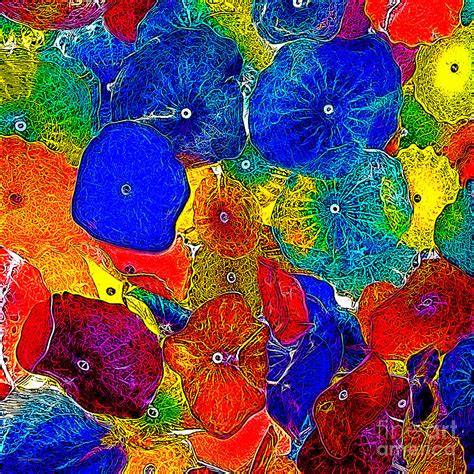 Abstract Flowers 20130505 Square Photograph By Wingsdomain Art And