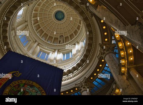 Interior Of Idaho State Capitol Dome In The Usa Stock Photo Alamy