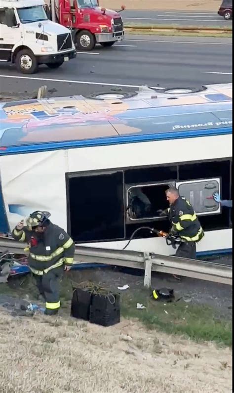 2 dead, 17 injured after bus overturns on NJ Turnpike - ABC News