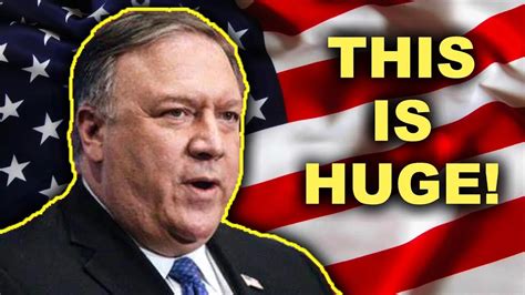 Just In Mike Pompeo Shocks The World