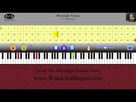 Download and print moonlight sonata sheet music for easy piano by ludwig van beethoven from sheet music direct. Learn How To Play Moonlight Sonata (piano tutorial with fingering) - YouTube