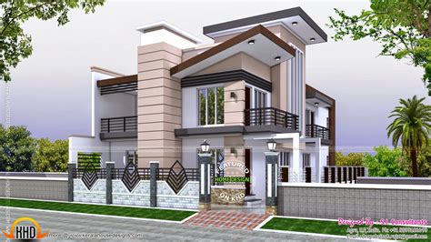 Indian Home Modern Style Kerala Home Design And Floor Plans 9k