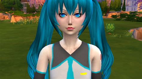 Hatsune Miku Set Ts4 Sims 4 Mods Clothes Sims 4 Anime Sims 4 Clothing