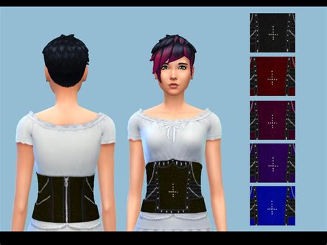 The Sims Resource Underbust Corset Top