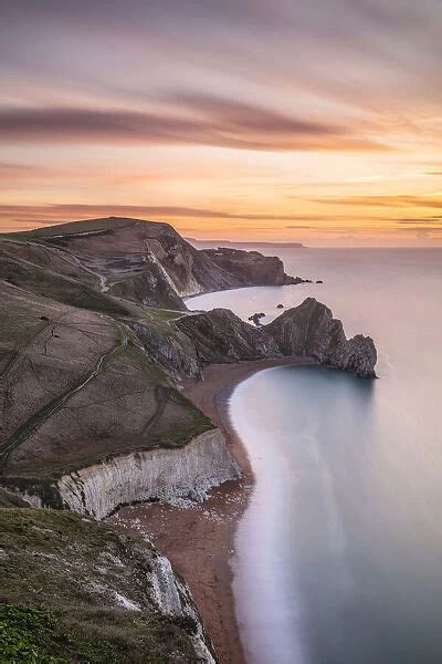 Durdle Door At Sunrise From Swyre Head Lulworth Photos Puzzles
