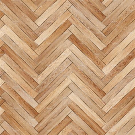 Seamless Wood Parquet Texture Herringbone Light Brown ~ Textures