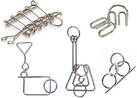 Classic Iq Metal Wire Puzzle Brain Teaser Disentanglement Puzzles Game
