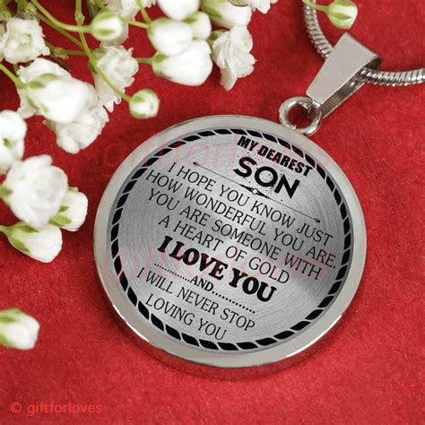 Check spelling or type a new query. To My Son Luxury Necklace: Christmas Gift For Son Who Has ...