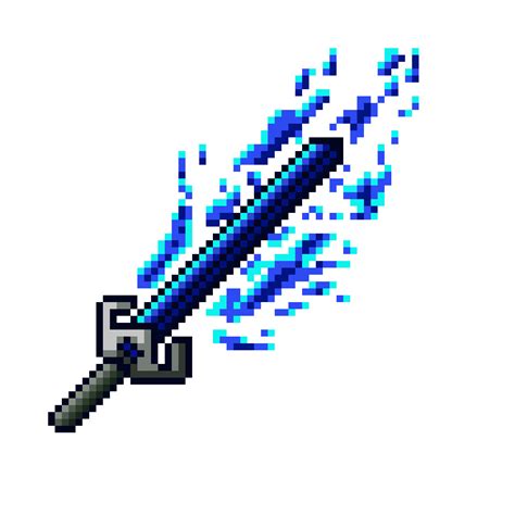 Artstation Flaming Sword Pixel Art