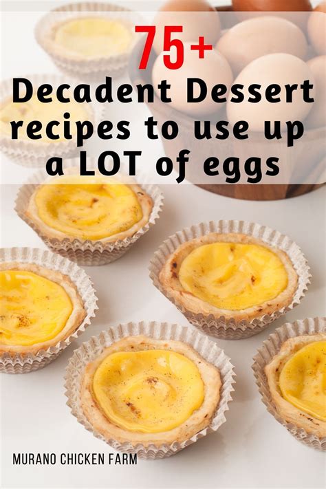 Eggs are a vital part of a lot of sweet dishes, with many being quick and easy desserts that only use a few ingredients. Pin on Egg recipes
