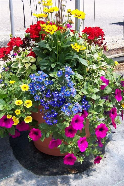 Patio Backyard Flower Pots Planter Ideas For Fresh Best Outdoor Great