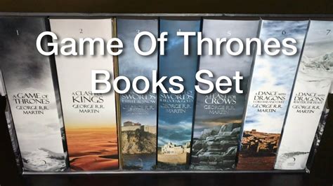 Game Of Thrones Books Set Youtube