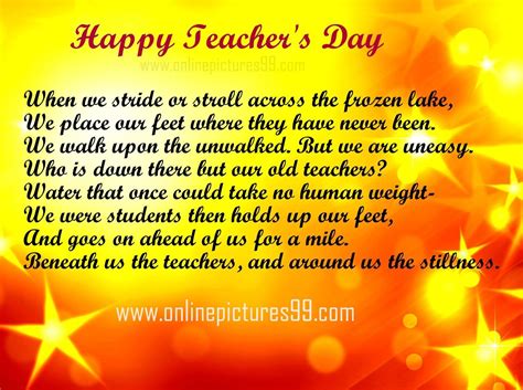 Teachers Day Poems In English Short Poetry Images Pictures And Photos Download Latest Poems