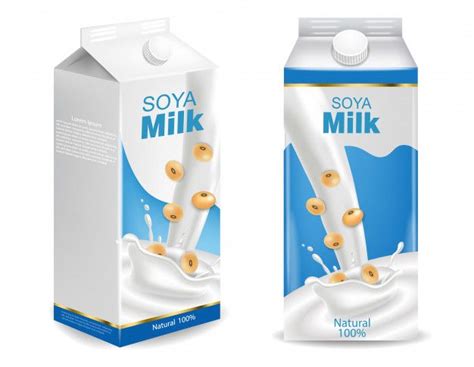 soy milk mockup soy milk milk milk box