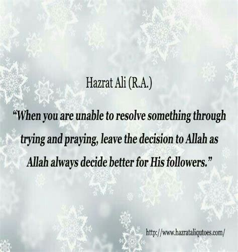 Imam Ali AS Said When You Are Unable Ali Quotes Hazrat Ali